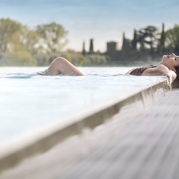 Vues de l’hôtel à Lazise au lac de Garde